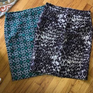 Two J. Crew skirts